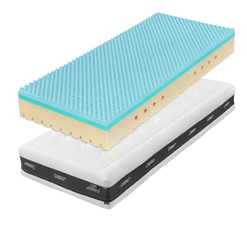 Hybridný penový matrac Super Fox Blue Wellness, výška 24 cm
