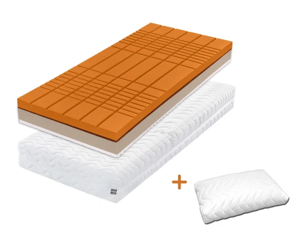Ortopedický matrac Romantika Kašmír, výška 20 cm + vankúš za 1 €