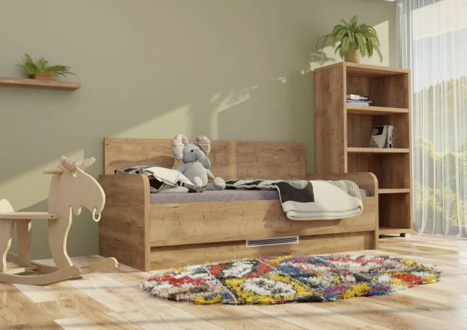 Jednolôžková posteľ s úložným priestorom Žanetka R